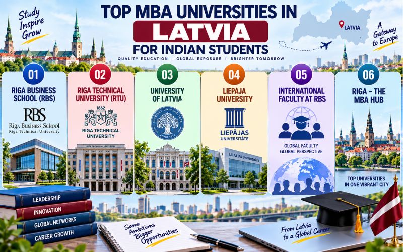 Top MBA Universities in Latvia for Indian Students