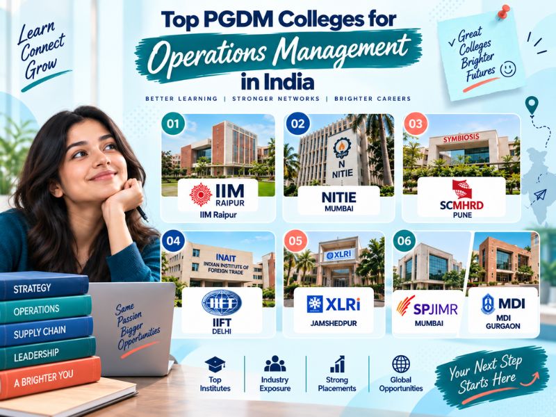 Top PGDM Colleges for Operations Management in India