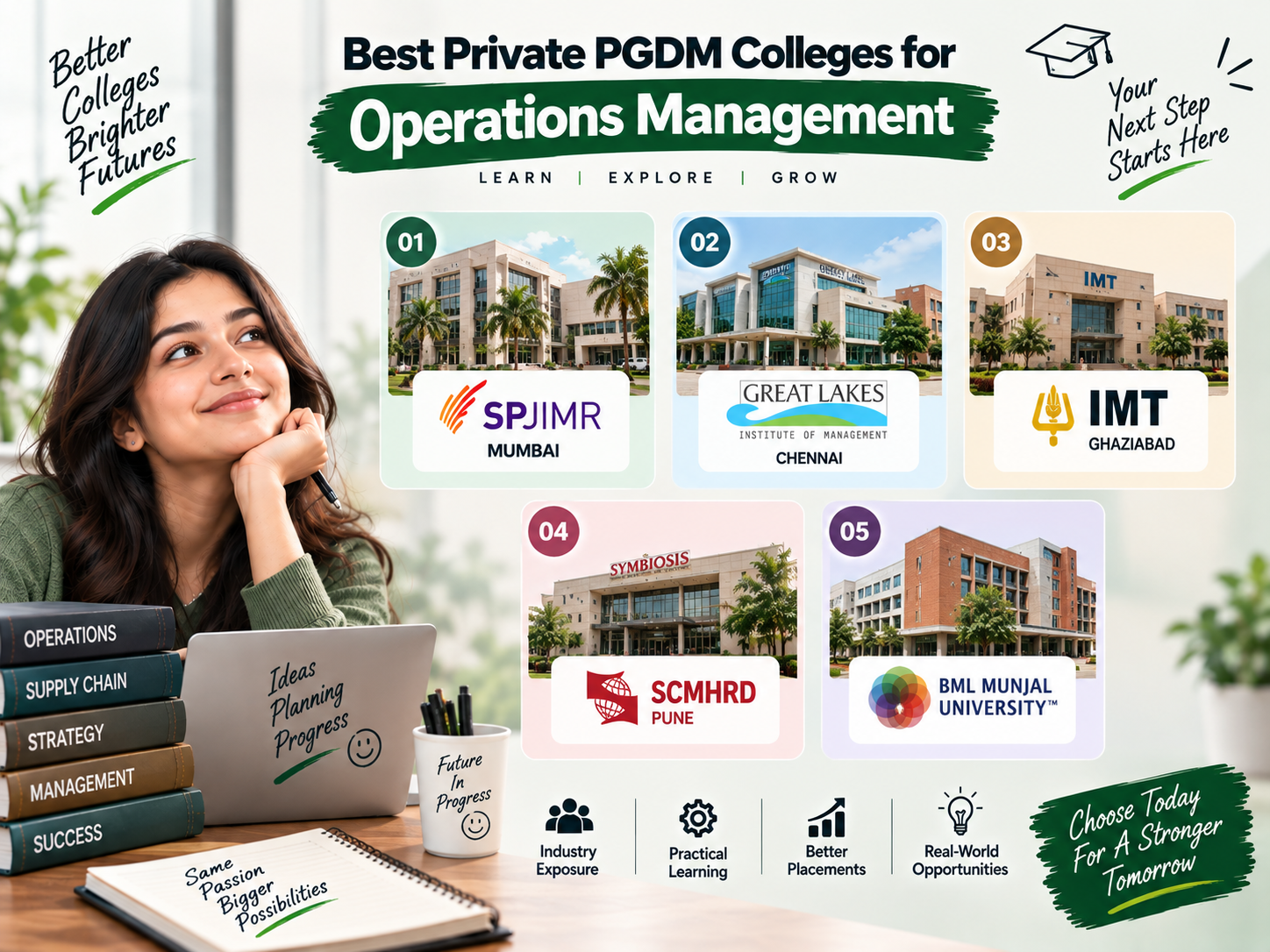 Best Private PGDM Colleges for Operations Management