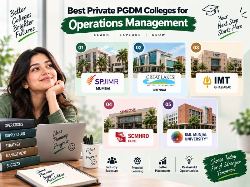 Government Colleges Offering PGDM in Operations Management