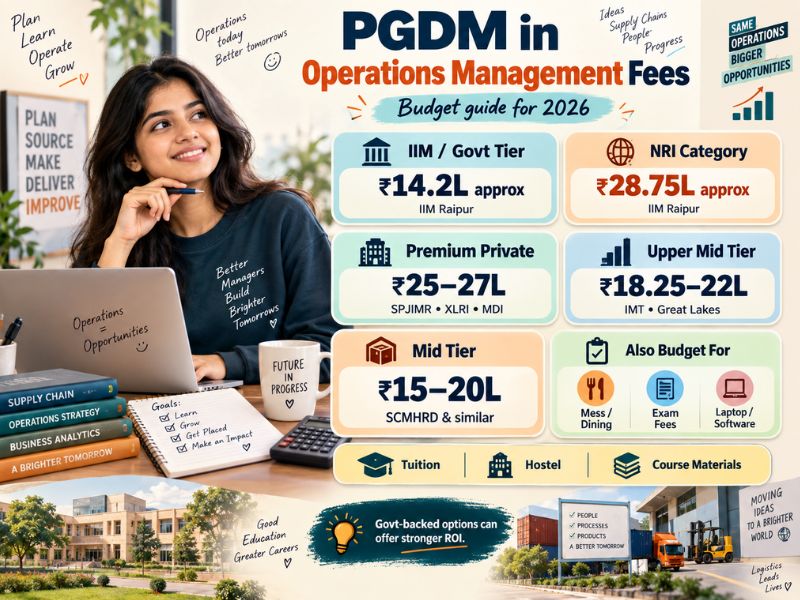 PGDM in Operations Management Fees