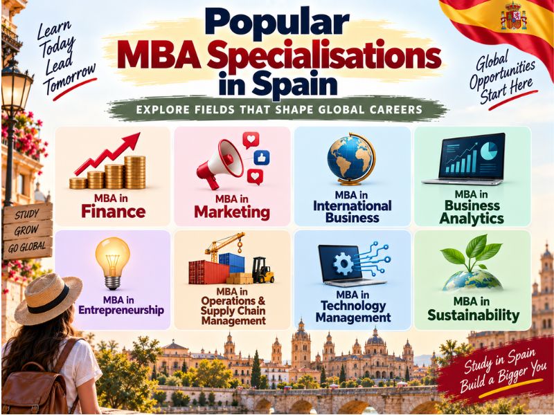 Popular MBA Specialisations in Spain