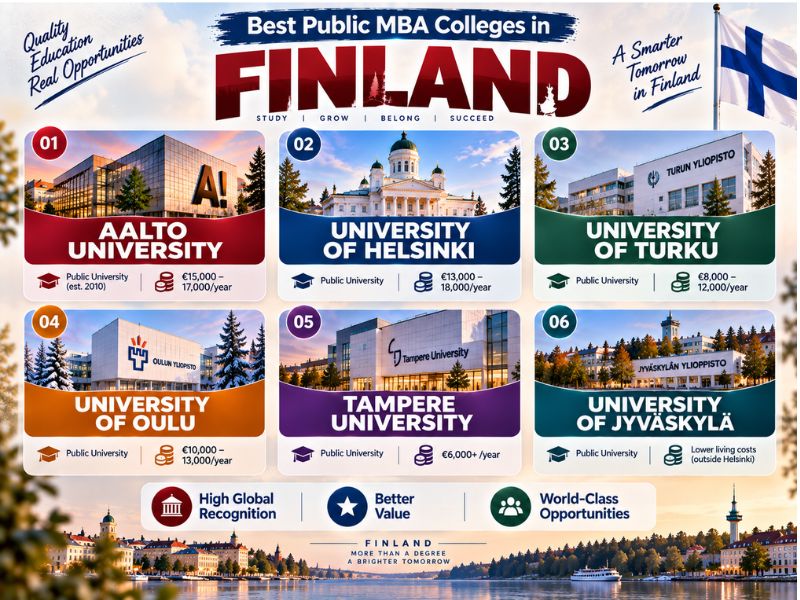 Best Public MBA Colleges in Finland