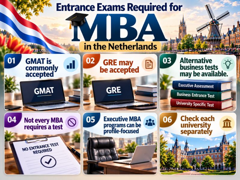 Entrance Exams Required for MBA in the Netherlands