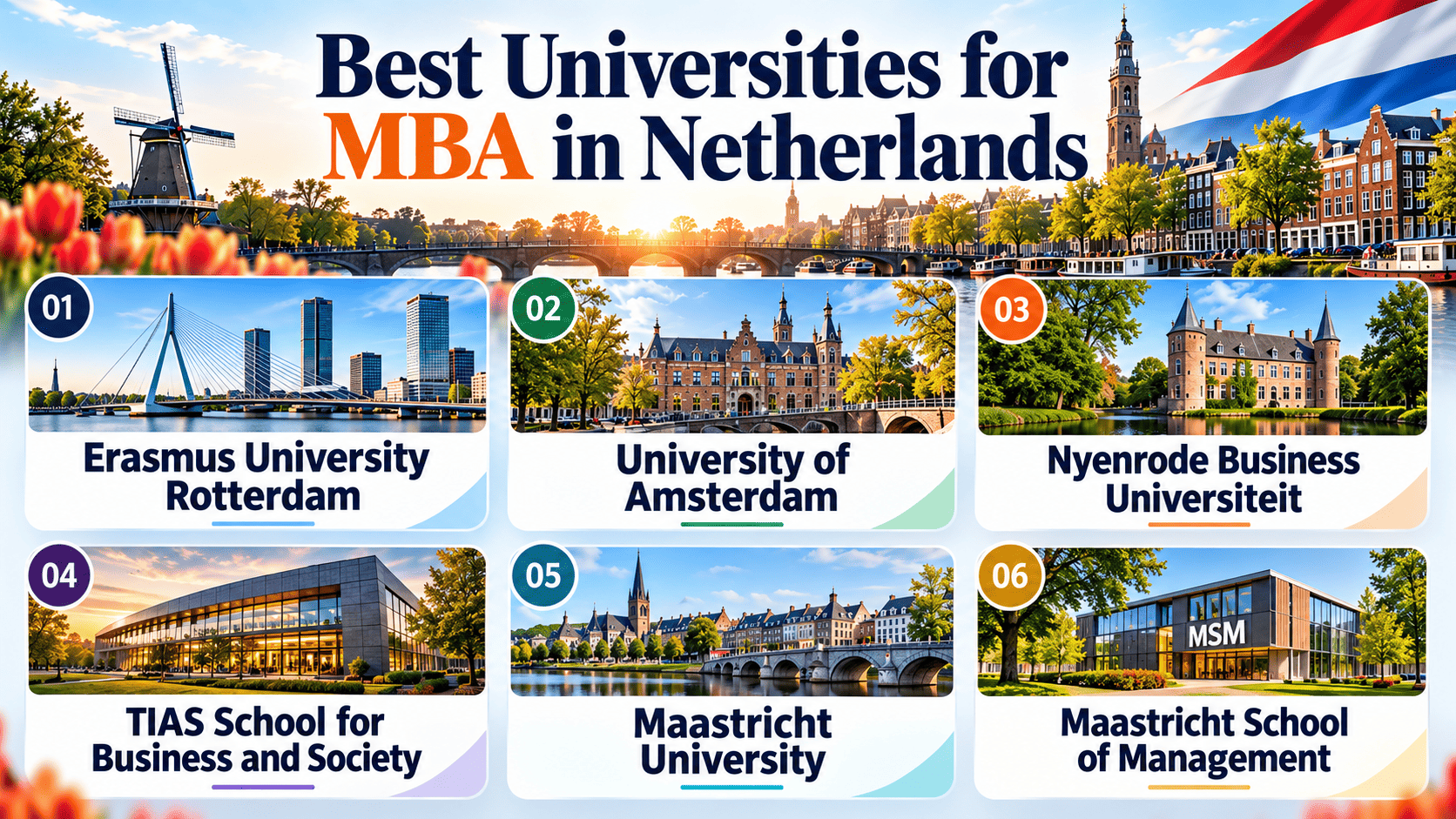 Best Universities for MBA in Netherlands