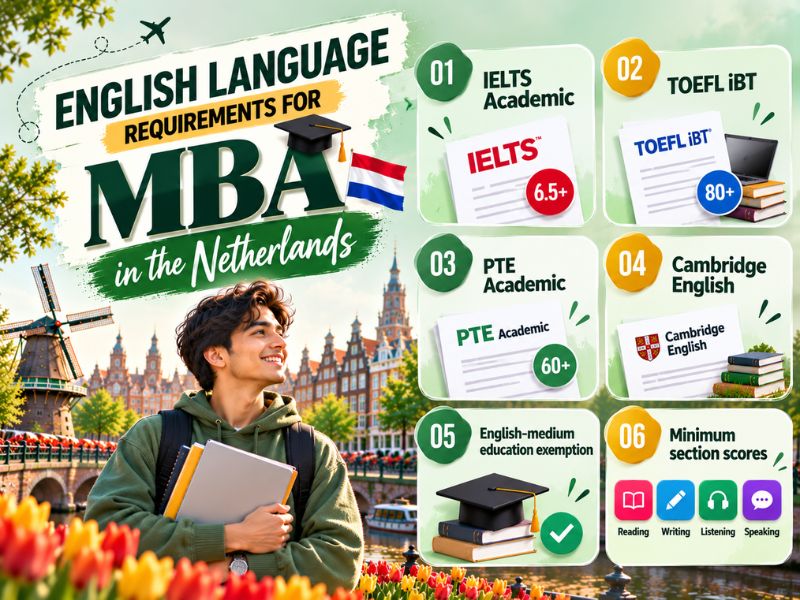 English Language Requirements for MBA in the Netherlands