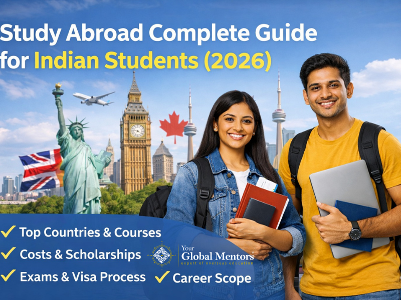 Study abroad complete guide for Indian students planning overseas education in 2026