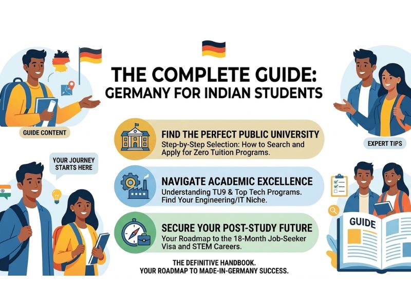 Guide for Indian students: Zero tuition fees, TU9 tech programs, and 18-month German work visas.