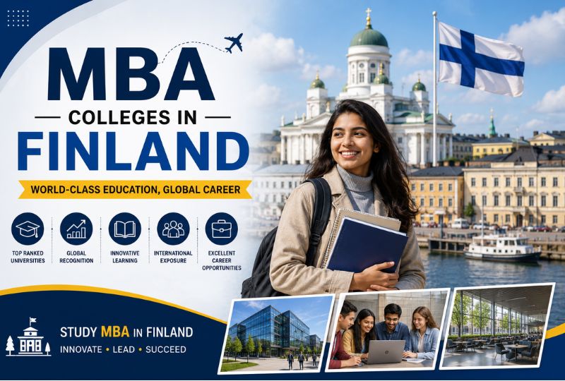Happy international student exploring career opportunities and top-ranked universities for an MBA in Finland