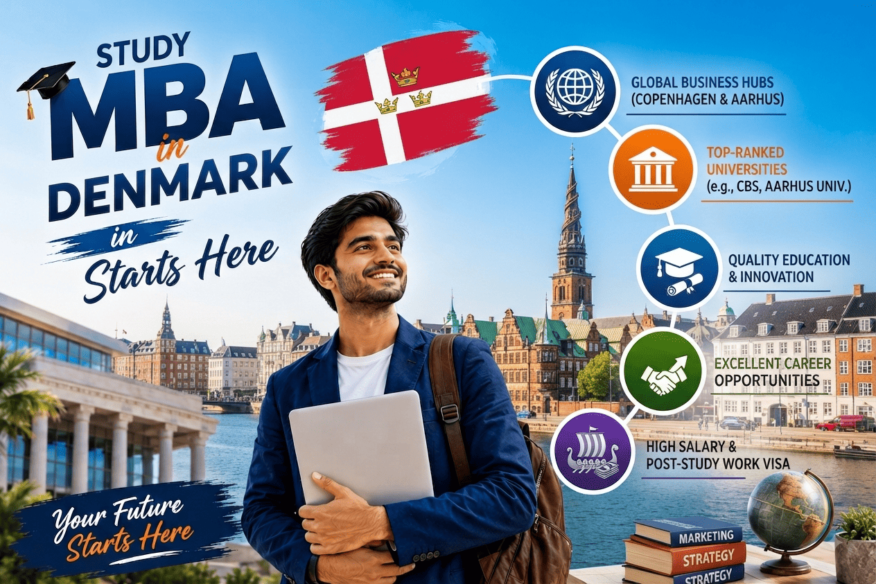 Students pursuing an MBA in Denmark with top universities and career opportunities