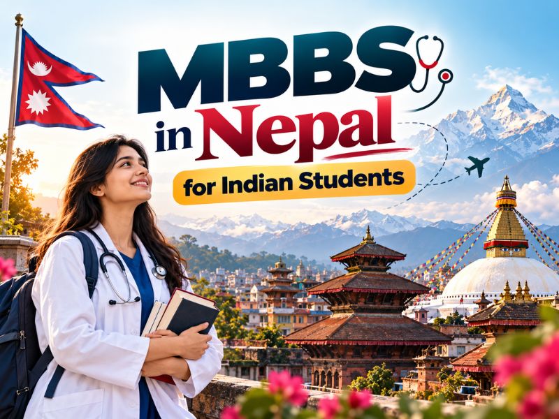 Indian medical students studying in a modern classroom and laboratory at a top medical college in Nepal